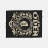 Team Oden Lifetime Member Funny Oden Family Name V Fleecedecke (Vorderseite (Horizontal))