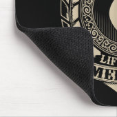 Team Oden Lifetime Member Funny Oden Family Name V Mousepad (Ecke)