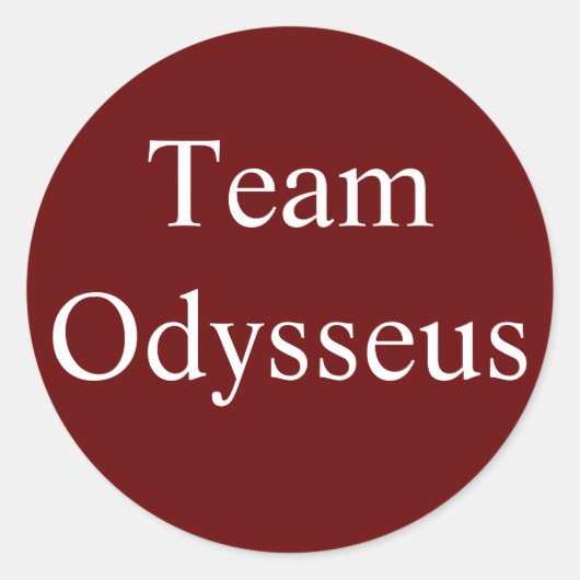 Team Odysseus Aufkleber (Vorderseite)