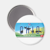 Team Ohio Agility 2011 Magnet (Vorderseite/Rückseite)