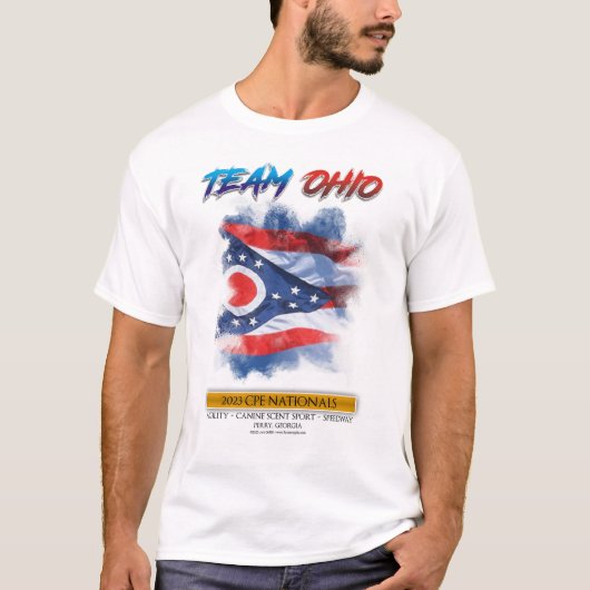 Team Ohio Shirt - NUR für WEISSE SHIRTS (Vorderseite)