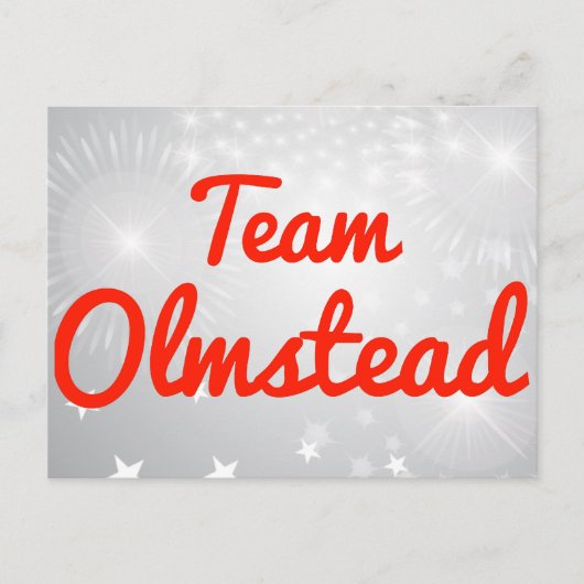 Team Olmstead Postkarte (Vorderseite)