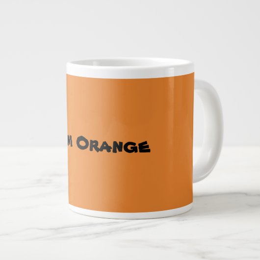 Team Orange Jumbo-Tasse (Vorderseite Rechts)