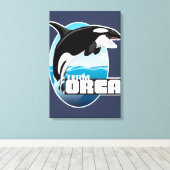 Team Orca Leinwanddruck (Insitu (Holzboden))