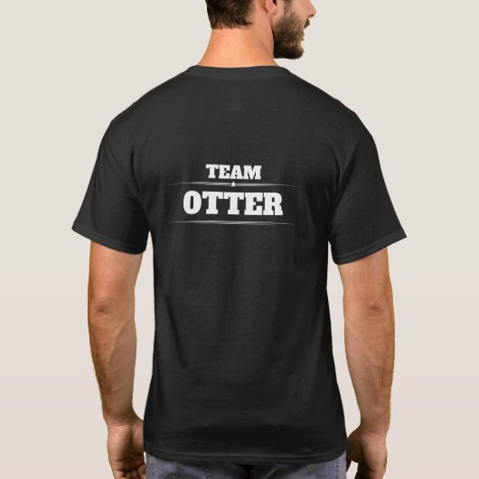 TEAM OTTER REVERSED T-Shirt (Rückseite)