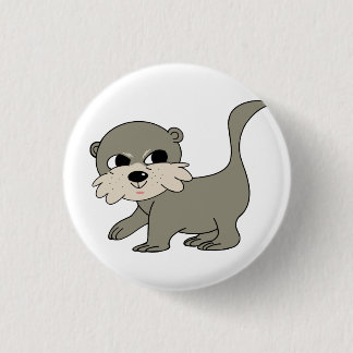Team-Otterknopf - Weiß Button