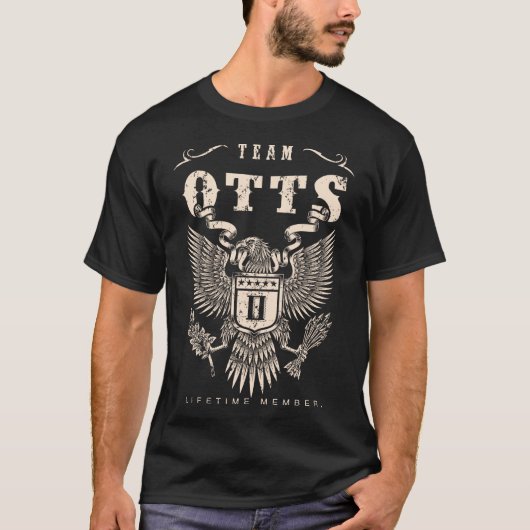 TEAM OTTS Lifetime Member. T-Shirt (Vorderseite)