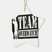 Team Overwatch Keramikornament (Links)