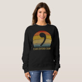 Team Oxford Comma Retro Sunset Team Oxford Comma Sweatshirt (Vorne ganz)