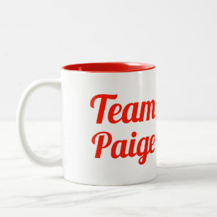 Team Paige Zweifarbige Tasse