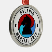 Team-Paladin-Prämien-Verzierung Silbernes Ornament (Rechts)