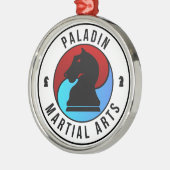 Team-Paladin-Prämien-Verzierung Silbernes Ornament (Links)