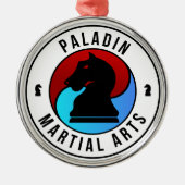 Team-Paladin-Prämien-Verzierung Silbernes Ornament (Vorne)