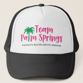 Team-Palm Springs-Fernlastfahrer-Hut Truckerkappe