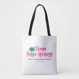 Team Palm Springs Junggeselinnen-Abschied-Tragetas Tasche
