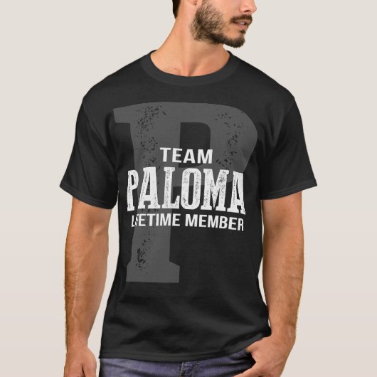 Team Paloma Lifetime Mitglied T-Shirt (Vorderseite)