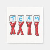 Team Paper Napkins Serviette (Vorderseite)