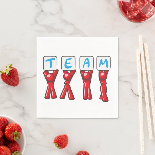 Team Paper Napkins Serviette