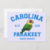 Team Parakeet Postkarte (Vorne/Hinten)