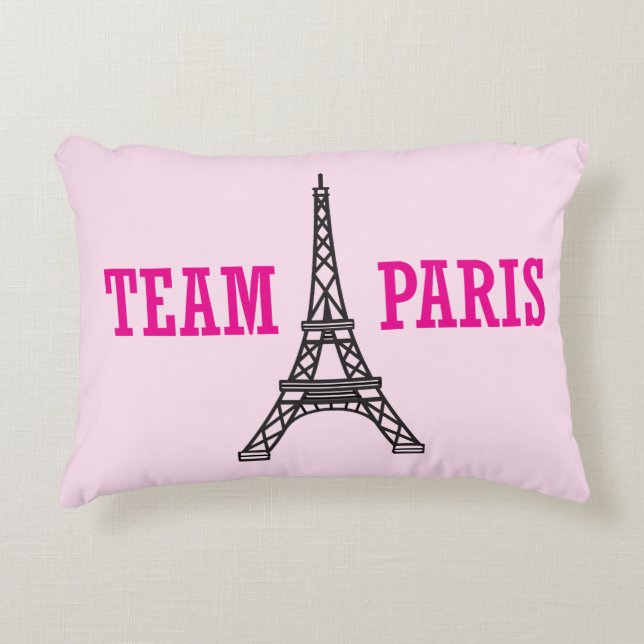 "Team Paris" Accent Pillow Dekokissen (Vorderseite)