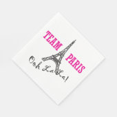 "Team Paris" Serviette (Ecke)