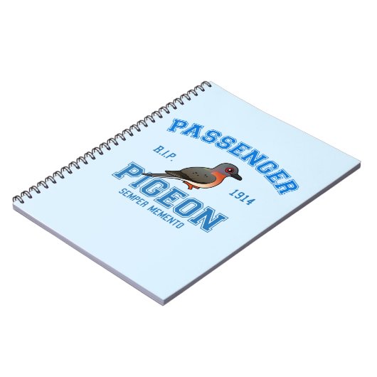 Team-Passagier-Taube Notizblock (Linke Seite)