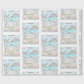 Team Patriot Wrapping Paper Geschenkpapier (Flach)