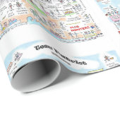 Team Patriot Wrapping Paper Geschenkpapier (Rolleneckpunkt)