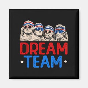 Team Patriotische Präsidenten Mount Amerikanisch U Magnet