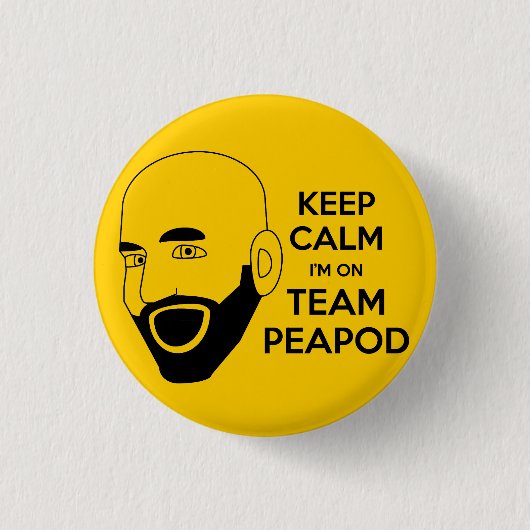 Team Peapod Knopf Button (Vorderseite)