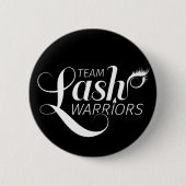 Team-Peitschen-Krieger-Abzeichen Button (Vorderseite)