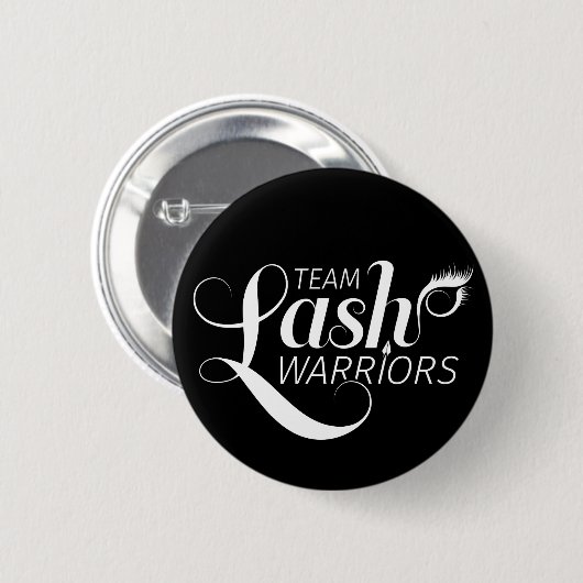 Team-Peitschen-Krieger-Abzeichen Button (Vorne & Hinten)