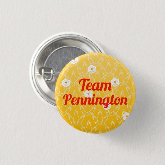 Team Pennington Button (Vorne & Hinten)