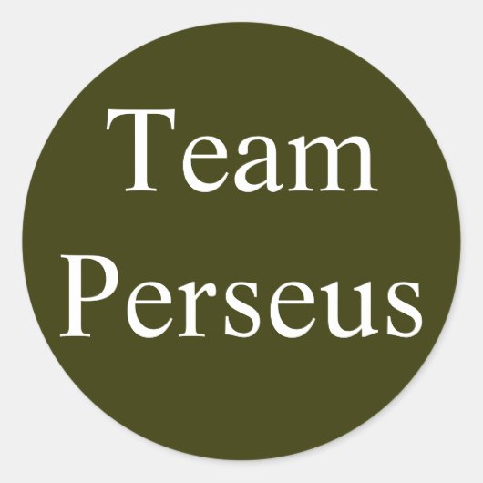 Team Perseus Aufkleber (Vorderseite)