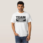 Team personalisierte Familie oder Gruppe T - Shirt (Vorne ganz)