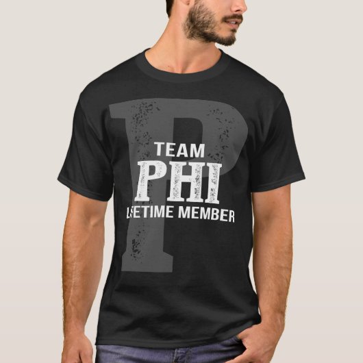 Team PHI Lifetime-Mitglied T-Shirt (Vorderseite)