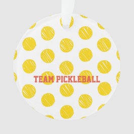TEAM PICKLEBALL Moderne Sportzentren Ornament