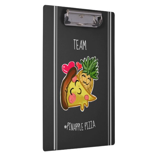 Team Pinapple Pizza Klemmbrett (Rechts)