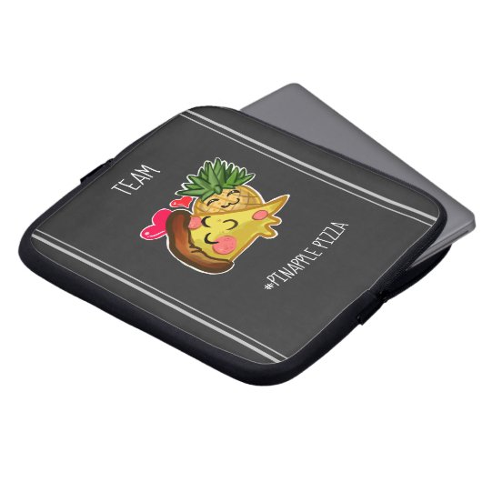 Team Pinapple Pizza Laptopschutzhülle (Vorne Oben)