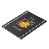 Team Pinapple Pizza Notizblock (Linke Seite)