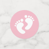 Team Pink & Team Blue Gender Revealing Party Konfetti (Klein Vorderseite)