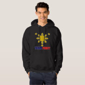 Team Pinoy 3 Sterne und ein Sun Hoodie (Vorne ganz)