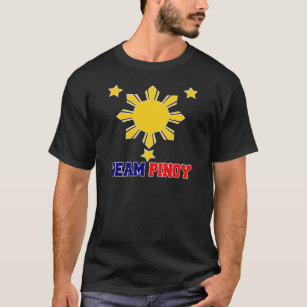 Team Pinoy 3 Sterne und ein Sun T-Shirt