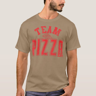 Team Pizza passend I Liebe Pizza Liebhaber für Dam T-Shirt
