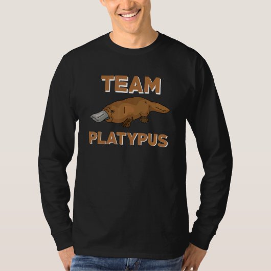 Team Platypus Apparel Platypuses   T-Shirt (Vorderseite)