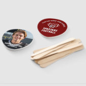 Team Player Head on a Stick | Set of 10 Fächer (Non-assembled)