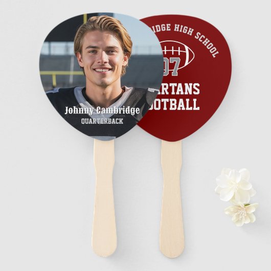 Team Player Head on a Stick | Set of 10 Fächer (Vorne und Hinten)