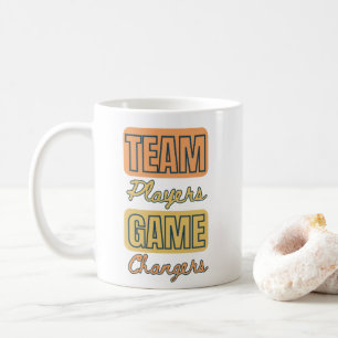 Team Player Motivierend Zitat Unternehmensgeschenk Kaffeetasse