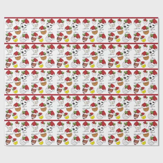 Team Player Sport Balls | Weihnachten Geschenkpapier (Flach)