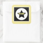 Team Player Star Funky Sticker (Tasche)